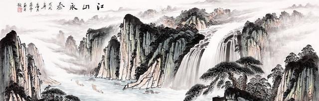 这才是土豪老板办公室该挂的画,见识了!