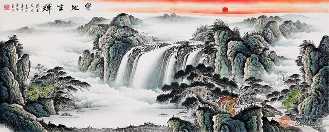 这才是土豪老板办公室该挂的画,见识了!