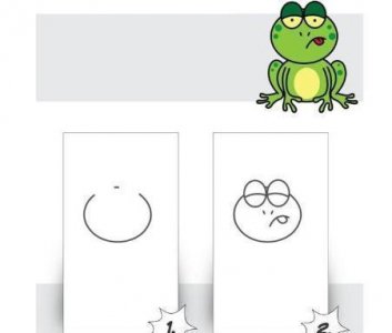 育儿简笔画,8种小青蛙的画法,总有一款能打动宝宝的心!
