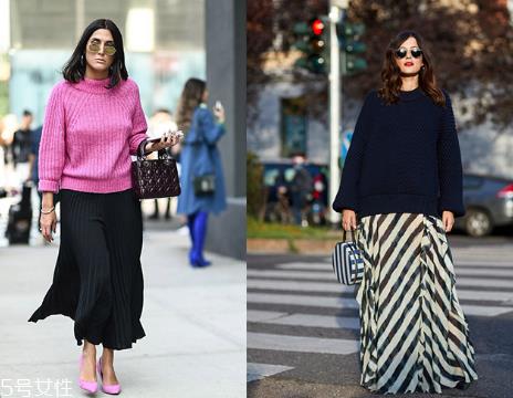 半身裙配什么上衣？既暖又显瘦的穿搭推荐