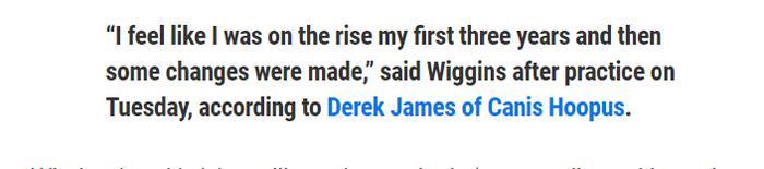 5年了!维金斯首次回应“养生打法”,将原因归结在了锡伯杜身上