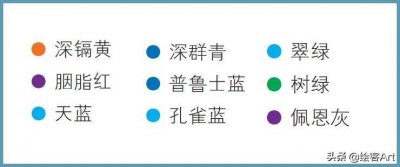 水色是什么颜色?用这9种颜色来调配,水面&海面丰富有层次