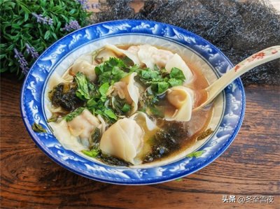 馄饨汤这样调,超简单做法,开水一冲,鲜香味美,吃的汤都不剩