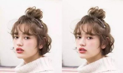 流行的8款短发丸子头,快get起来吧!