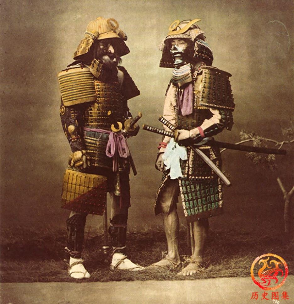 日本武士老照片：身材矮小却面露杀气，图九女武士长相漂亮很罕见