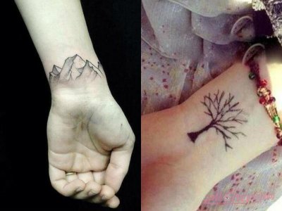 新潮至极的手腕纹身图案大全