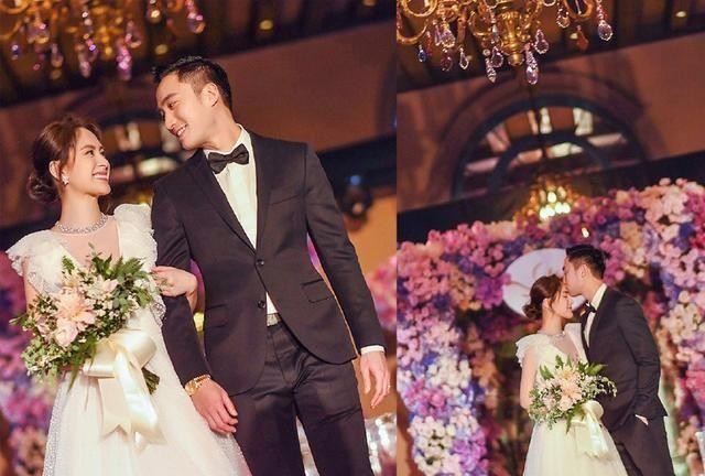 阿娇大婚!这个细节注意到没?简约深V婚纱,伴娘却是钻石裙