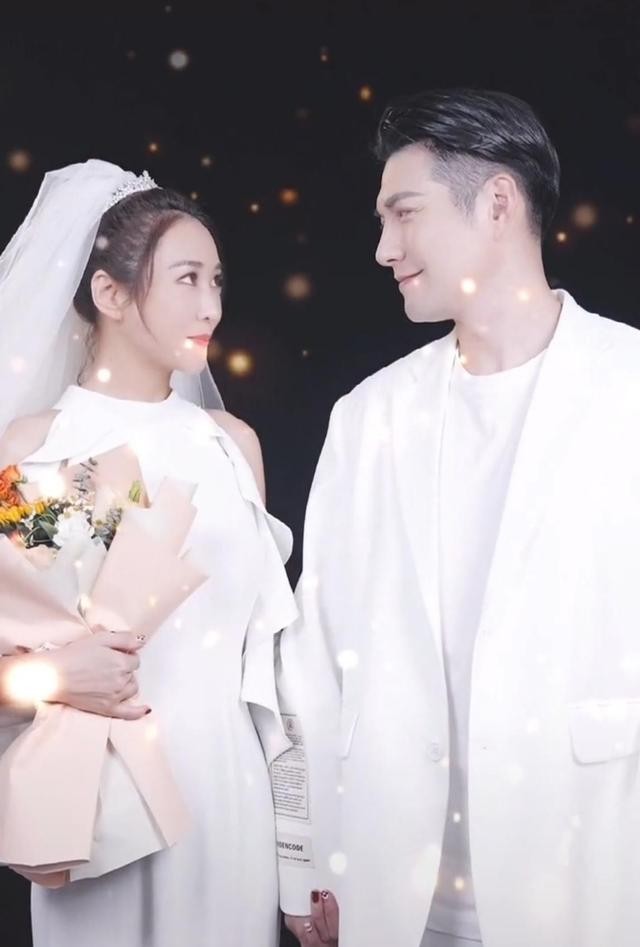 严宽杜若溪生活照(杜若溪结婚8年再穿婚纱)(2)