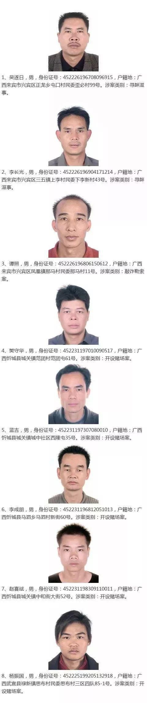 多名涉黑涉恶人员在逃，广西警方悬赏通缉！最高奖励......