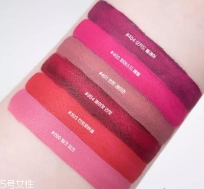 雅诗兰黛唇釉色号试色 雅诗兰黛唇釉色号试色