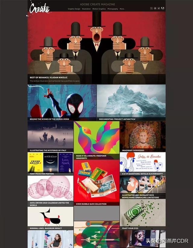 免费设计灵感网站(设计师需要收藏的10个国外灵感网站)(5)