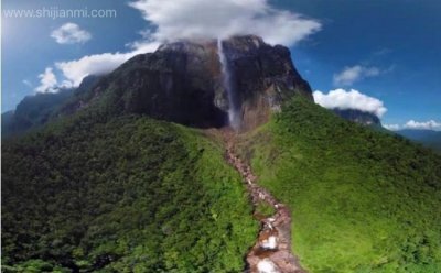 ​世界十大攀岩圣地 委内瑞拉天使瀑布攀岩区(高975米左右)