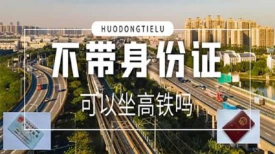 没有身份证可以坐高铁吗(不带身份证可以坐高铁吗?想要走自动验票通道,带这些