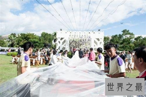 世界上最长的婚纱,4100米(震撼却没卵用)