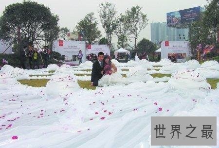 世界上最长的婚纱,4100米(震撼却没卵用)