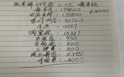 ​凯美瑞首付10万月供多少？凯美瑞分期付款明细