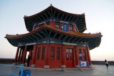 重要标志性建筑物,著名风景游览点 ,山东省青岛市栈桥回澜阁