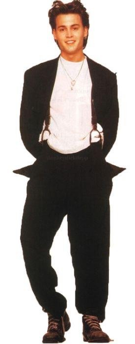 海盗船长约翰尼·德普年轻时的帅气老照片