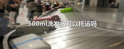 ​500ml洗发水可以托运吗