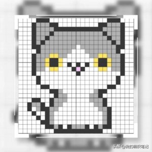 26张卡通图案的像素图,真是一个比一个可爱,收藏起来总能用得上