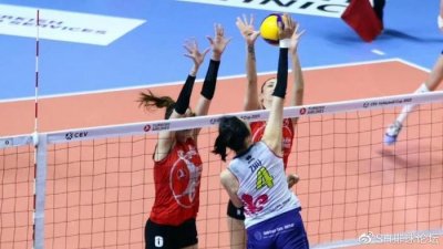 ​朱婷27分全场最高 斯坎迪奇晋级女排欧联杯决赛