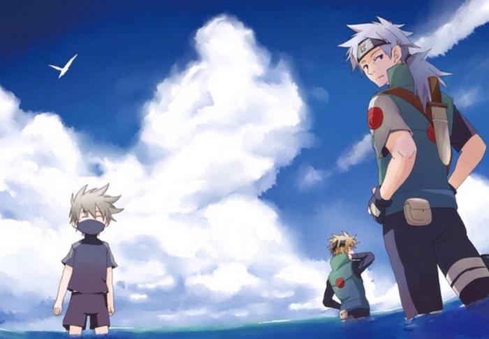 火影忍者:无法复活的三个人,自来也沉入海底,木叶白牙灵魂升华