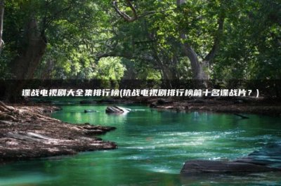 抗战电视剧排行榜前十名谍战片?(谍战电视剧大全集排行榜)