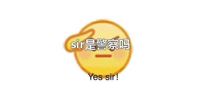 sir是警察吗 sir是警察吗