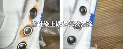 ​白鞋染上铁锈怎么去除