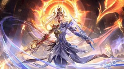 花木兰的经典古风皮肤,冠军飞将人气超高,fly功劳占一半