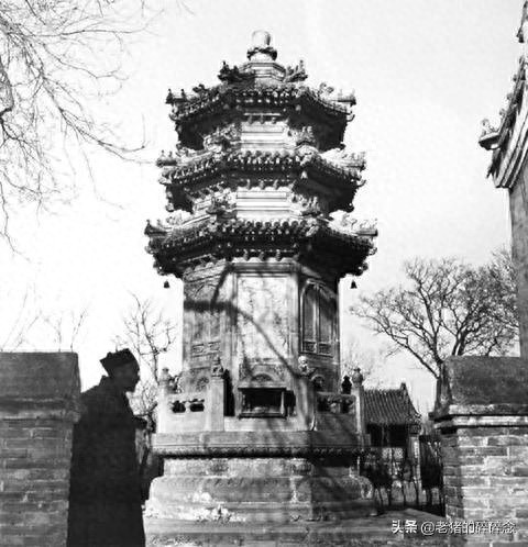 老照片，民国时期的北京白云观，京津最灵验的道观