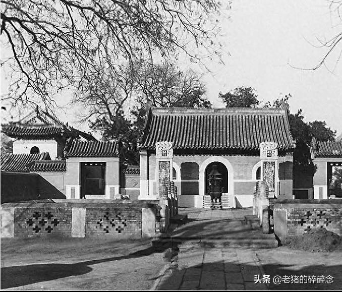 老照片，民国时期的北京白云观，京津最灵验的道观