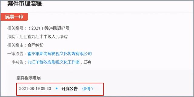 郑爽官方公布的新剧 郑爽遭新剧出品方起诉(8)