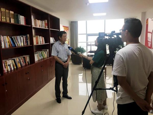 淮南电视台最新采访淮河新城(媒体看园区安徽电视台)(2)