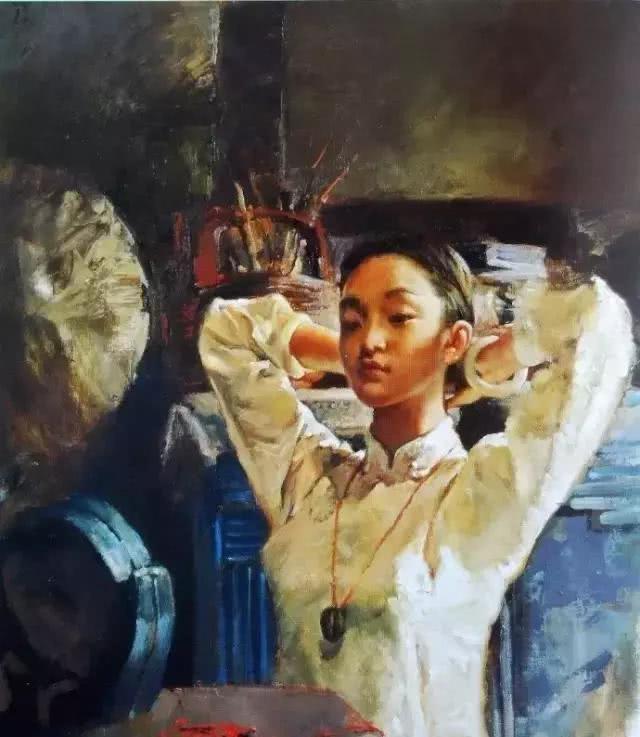 周迅18岁曾当过人体模特，每幅油画都是艺术，最后一幅牺牲有点大