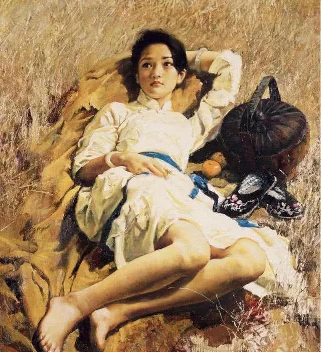 周迅18岁曾当过人体模特，每幅油画都是艺术，最后一幅牺牲有点大