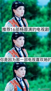 16部杨蓉演的电视剧,你是因为哪一部电视喜欢她的?