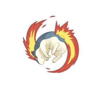 《精灵宝可梦》图鉴156:背部火焰更加旺盛,更加好战的火岩鼠