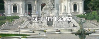 ​圆明园里有什么宝物