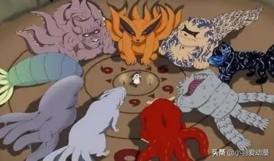 ​火影忍者：10只尾兽小时候，八尾最霸气，九尾超可爱