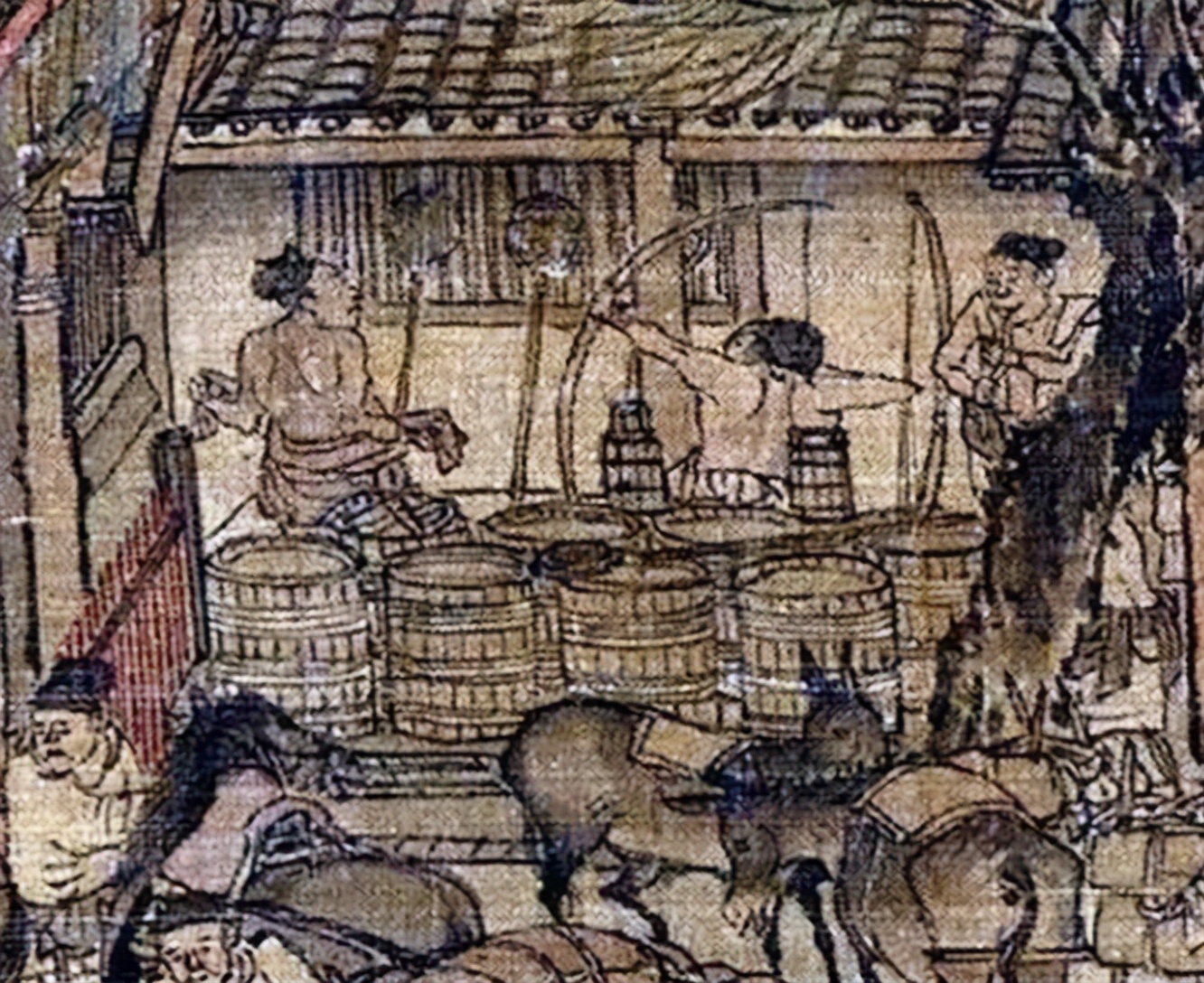 清明上河图描绘的场景（清明上河图的画面内容）(图7)