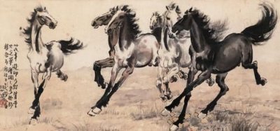 ​擅长画马，中国著名画家谁最擅长画马画虾画猴画猫画虎画鹰？