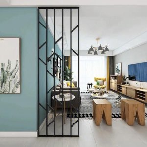 ​客厅隔断设计图，厨房与客厅隔断设计