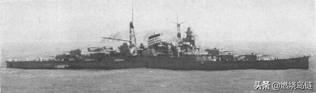 被称为“惊人的违约舰”的旧日本海军“最上”级重巡洋舰
