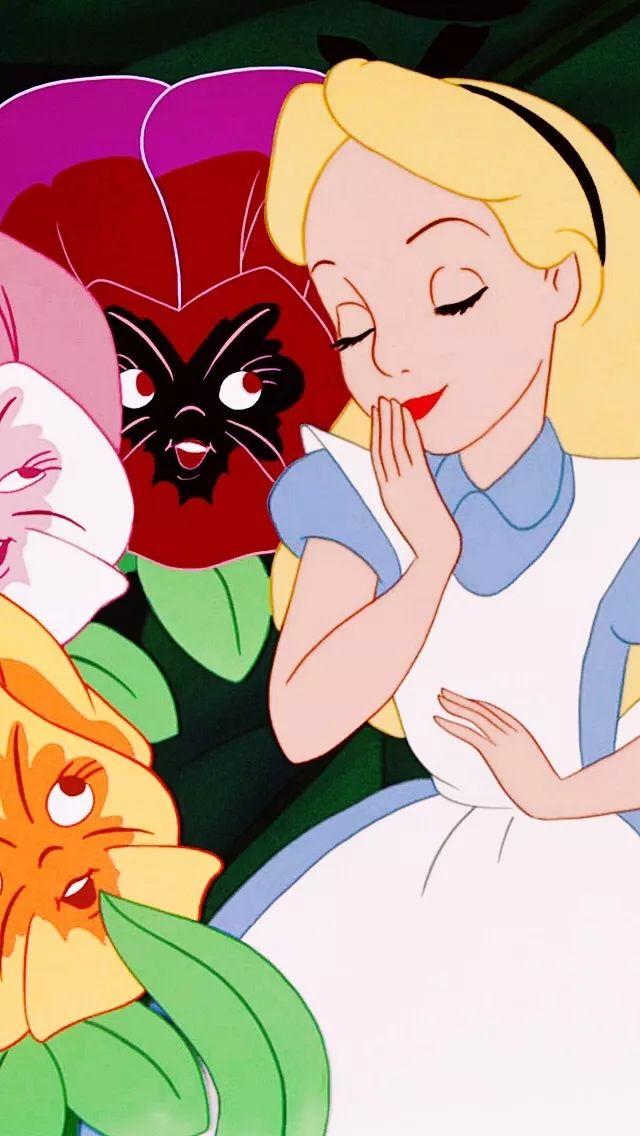 爱丽丝梦游仙境卡通壁纸(迪士尼经典动画壁纸)(1)