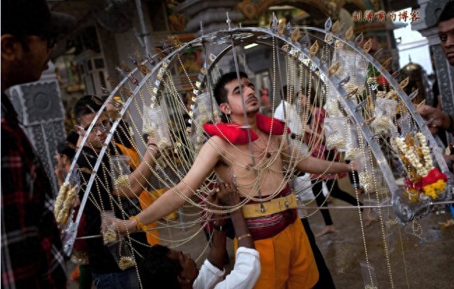 揭秘世界最“痛”节日，印度教大宝森节，各种自残看着就疼