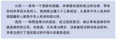 ​10.公民与选民有什么不同？