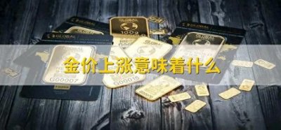 ​黄金持续价格持续上涨说明什么