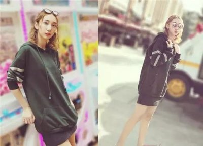 ​军绿色适合什么人穿？肤白妹子轻松hold住