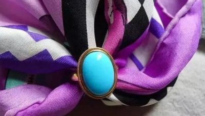 ​绑丝巾的冷门办法